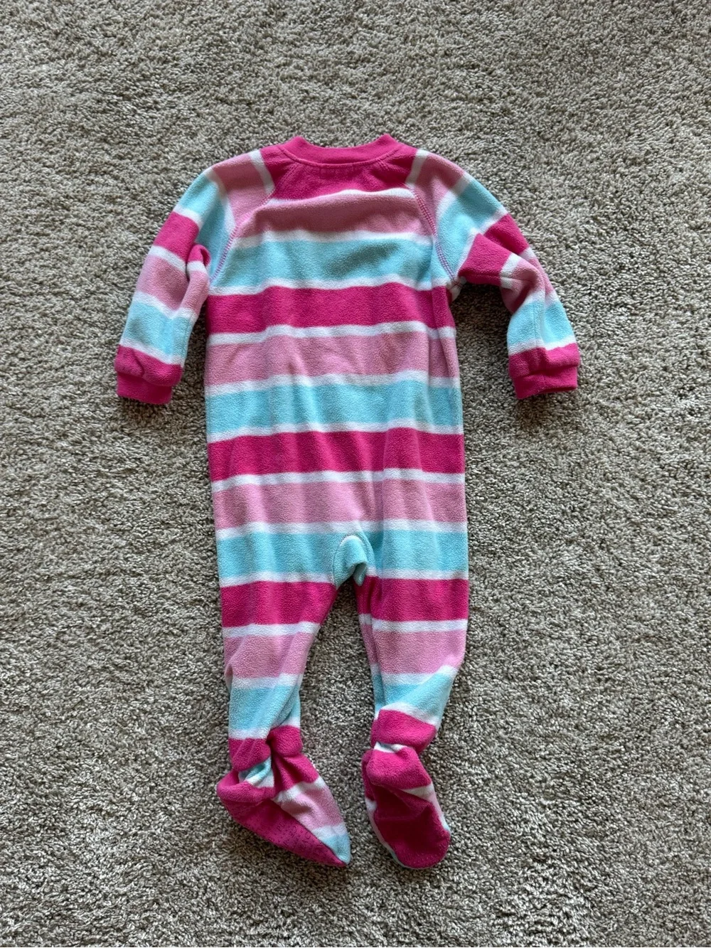 Baby Girl Fleece Footed Pajamas Bundle 18 Months Fleece Footed One-Piece Outfit